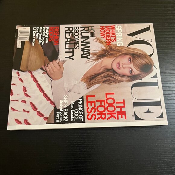 VOGUE Magazine: February 2000 - Angela Lindvall - Picture 3 of 4